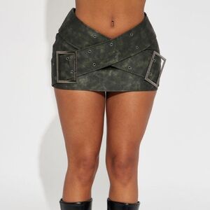 Cross my heart micro Mini Skirt